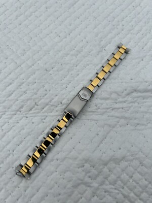 ESQ Watch Bracelet/Band 2 Tone 14 MM OEM 7300487: New Old Stock
