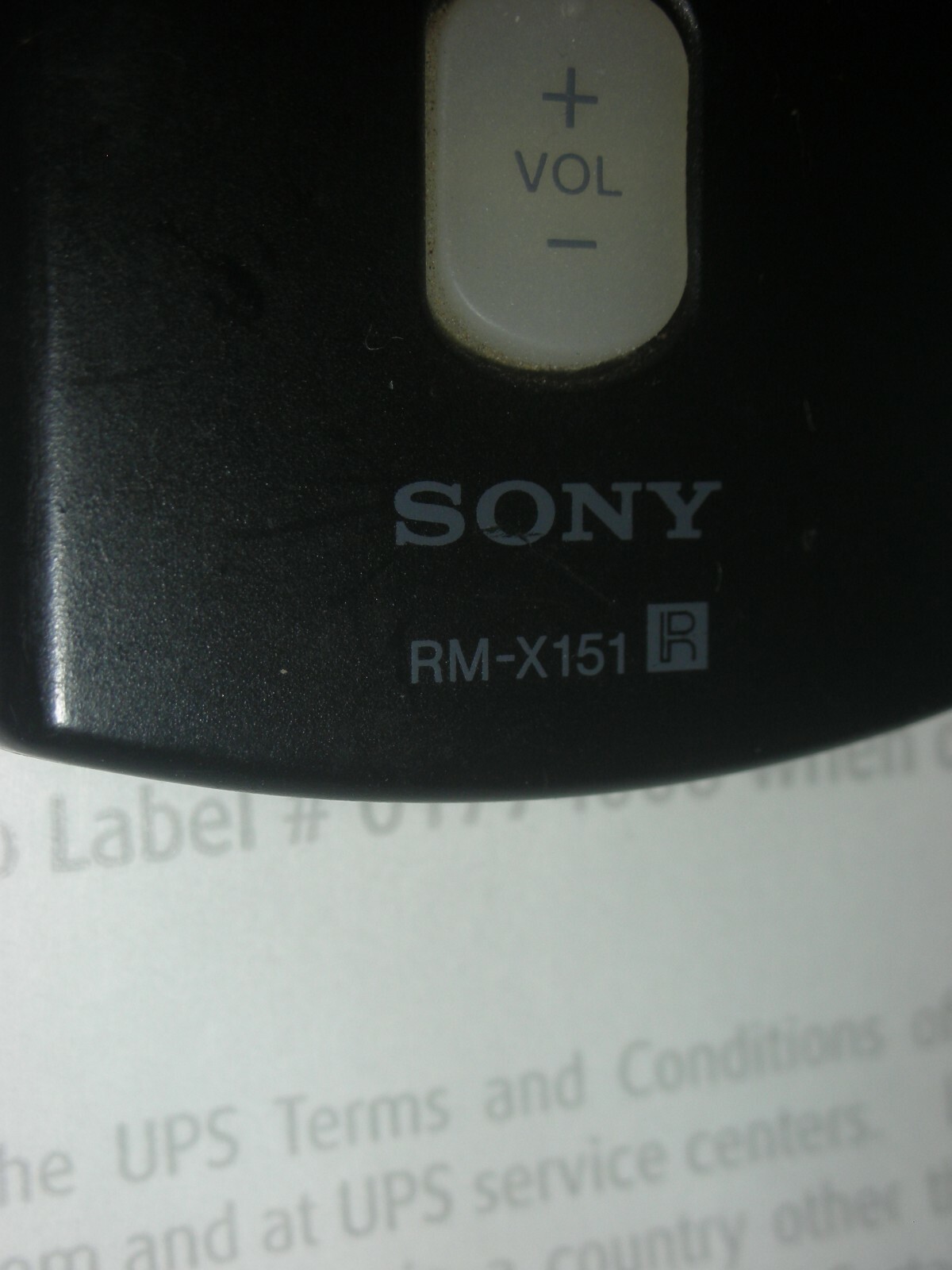 Sony RM-X151 Car Stereo Remote Control                   **** FREE SHIPPING ****