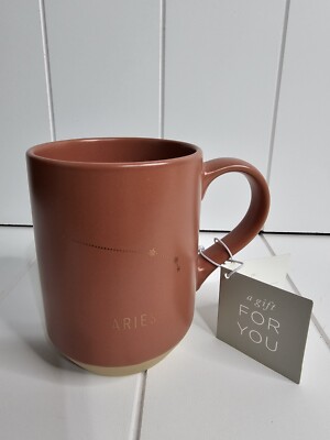 FRINGE STUDIO Mug Aries Constellation Horoscope Astrology Coffee Cup 12oz NWT