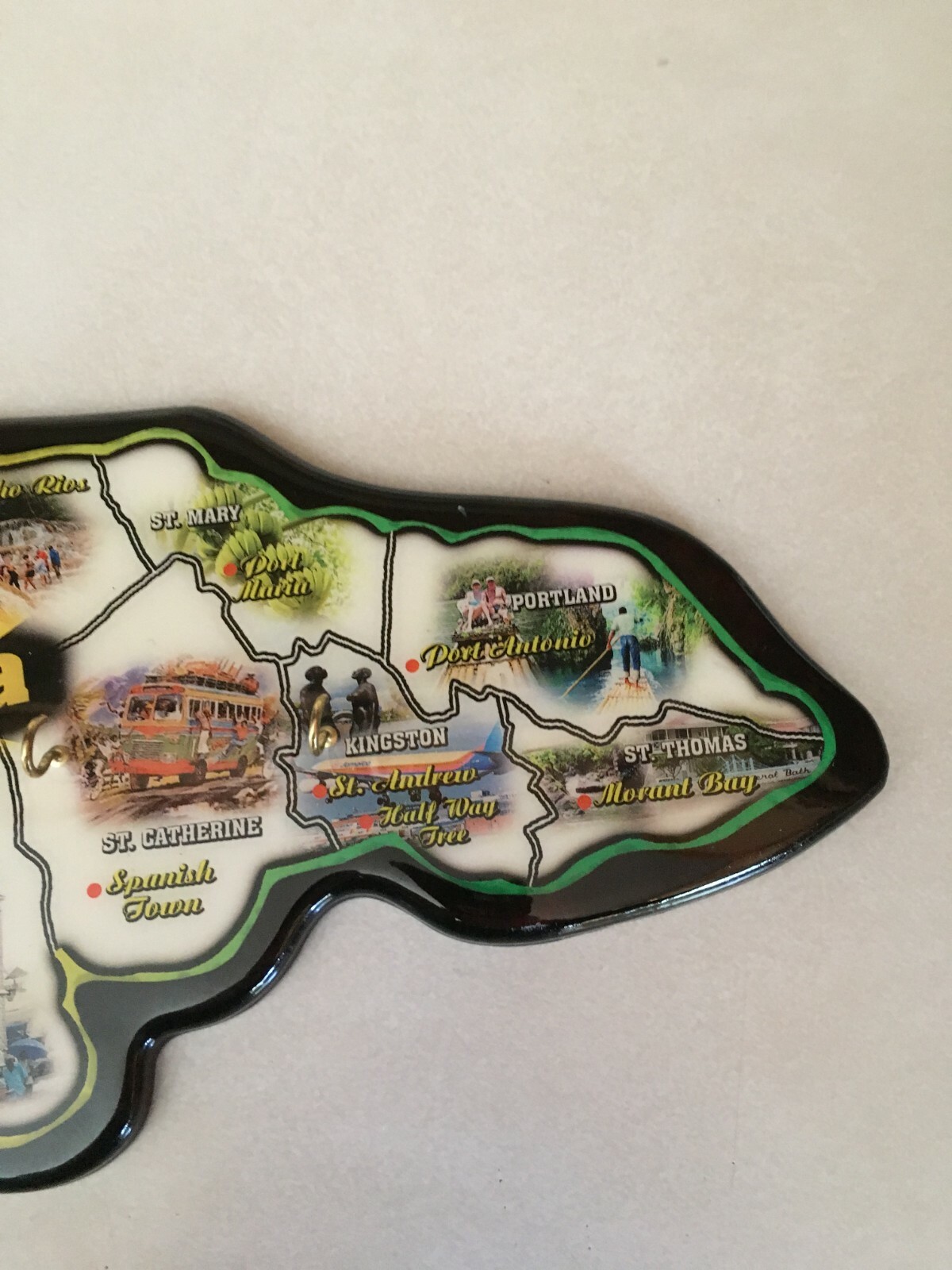 Wall mount Jamaica Island Key holder Tourist Novelty New