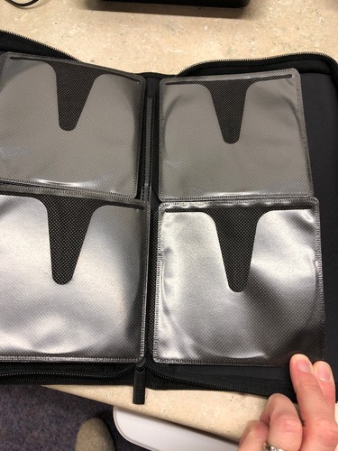 CD Projects CD/DVD Case-Navy Blue/Black Trim-132 CD/DVD Slots