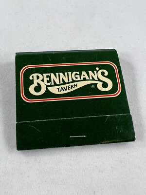 Vtg Bennigan's Tavern Restaurant Matchbook Unused