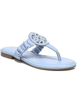 

CIRCUS BY SAM EDELMAN Женские синие босоножки Camara с круглым носком без застежек, размер 6,5 м, Синий, H6131S1