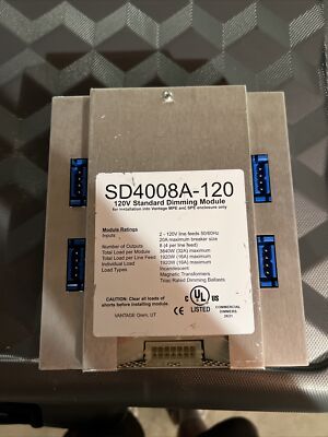 Vantage Controls SD4008-120 Standard 120v Dimming Module MPE SPE