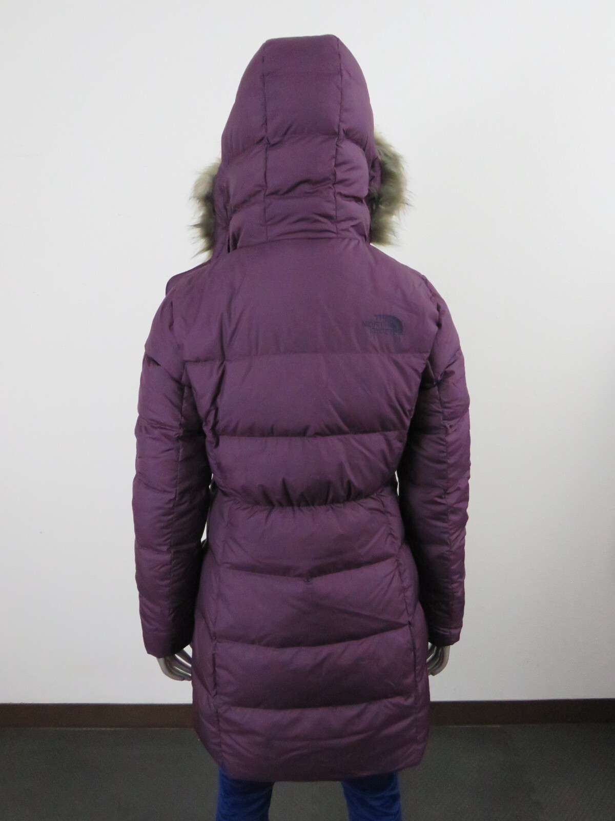 Pre-owned The North Face Womens  Dealio Insulated 550-down Winter Parka Jacket - Wine In Red