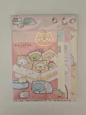 San-X Sumikko Gurashi 4-Design Letter Set (2016)