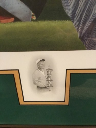 Jack Nicklaus Autographed Limited Edition Signed Print Framed COA