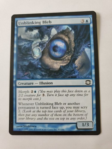 MTG Magic The Gathering Card Unblinking Bleb Creature