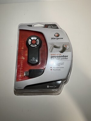 Targus Wireless Presenter Laser Pointer Remote AMP03US New & Sealed Genuine OEM 