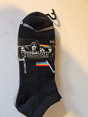 Pink Floyd 3 Pack Novelty Socks Unisex Lowcut