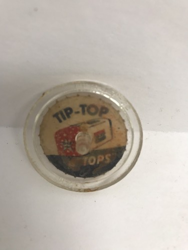 Vintage Tip Top Bread Advertising Spinnning Top USA