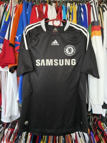 09/10 adidas × CHELSEA Away Game Shirts Drogba 09/10 Chelsea Away Jersey Long Sleeve Adidas
