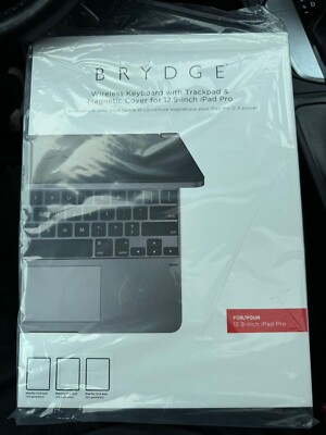 Brydge BRYTP6022 Pro +12.9 Magnetic cover Wireless Keyboard W/Trackpad iPad Pro