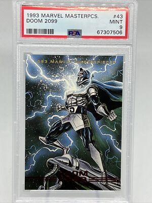 1993 Skybox Marvel Masterpieces #43 Doom 2099 PSA 9 MINT