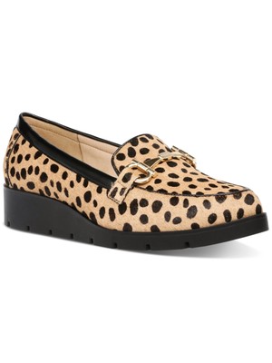 

Женские бежевые лоферы на танкетке ANNE KLEIN 0,5 дюйма Lalita Almond 9,5 M, Бежевый, LALI02F9