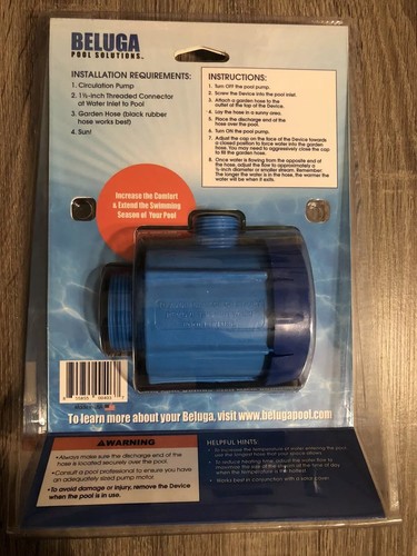 Beluga Solar Powered Swimming Pool Heater Warmer