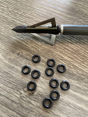 50 CIR-CUT Archery ARROW POINT LOCKS O-RING BROADHEADS POINTS WASHERS RUBBER