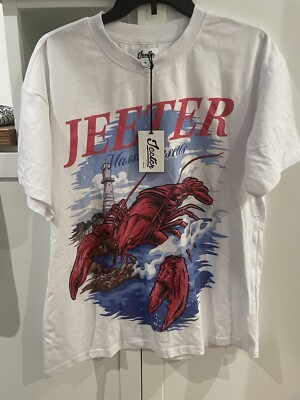 Brand New With Tags Jeeter Apparel Massachusetts Lobster Tee T Shirt
