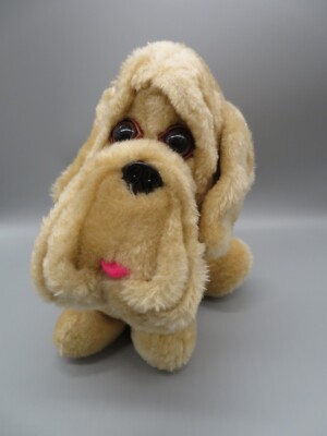 Rare Vintage Williamsburg Pottery Bulldog? Dog Plush Stuffed New Old Stock