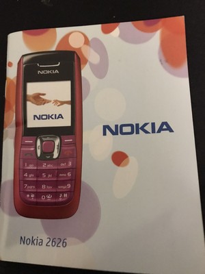 Original Nokia 2626 owners guide - manual - very good condition