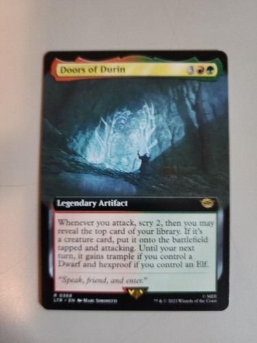 MTG ドゥリンの扉　Doors of Durin エラーカード　二重印刷 MTG ドゥリンの扉Doors of Durin エラーカード二重印刷