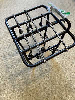 Front Bike Luggage Rack w/Bungies 13x11in platform