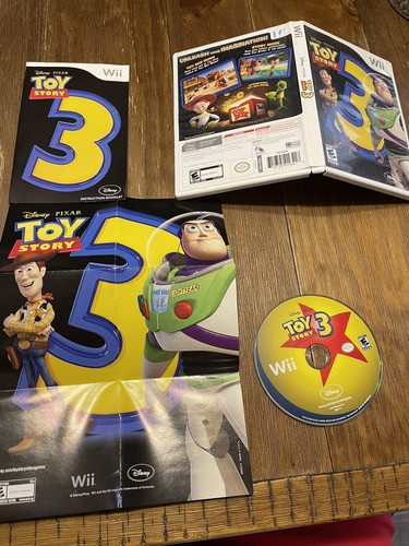 Toy Story 3 (Nintendo Wii, 2010) CIB w/Manual + Poster Tested and Working