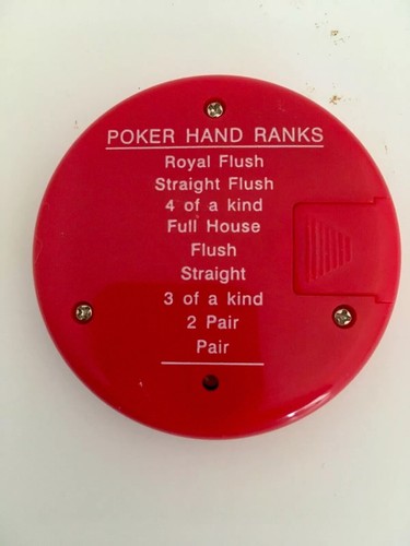 Texas Holdem Dealer Button With Digital Timer - Poker -Brand New - Free Shipping