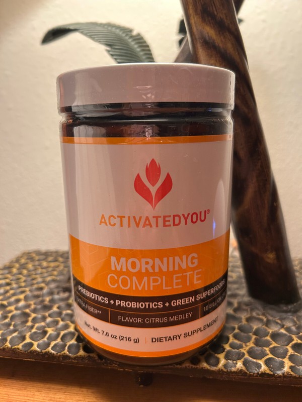 Activated You Morning Complete Pre & Probiotics Green Superfood Citrus