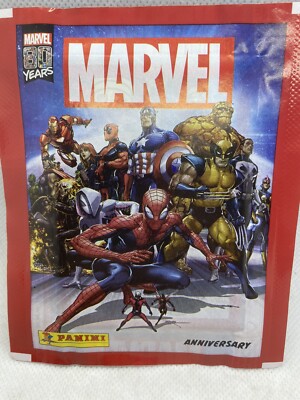 x10 Panini Marvel 80th Anniversary Sticker And Card Packs (40 Sticker 10 Cards