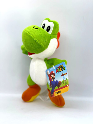Nintendo Super Mario Bros. Yoshi Stuffed Plush Doll 8in NWT