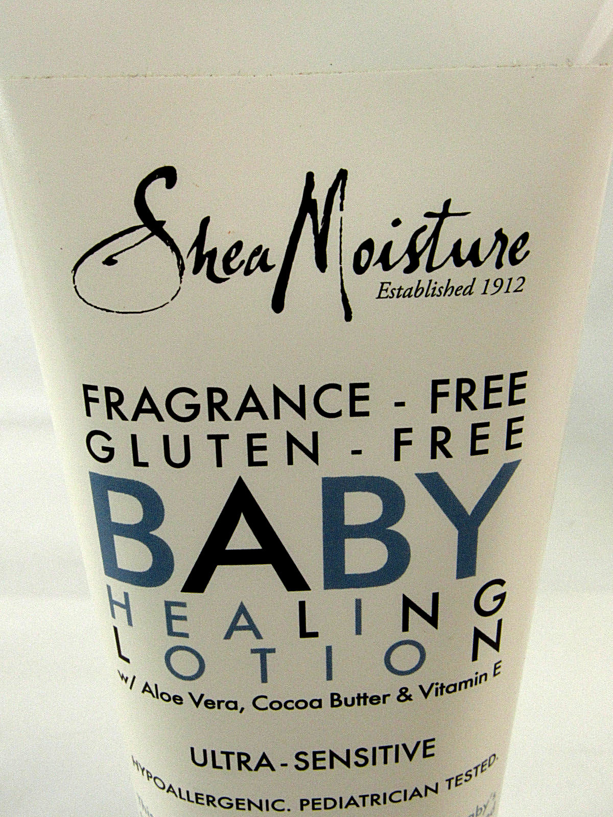 Lot of 2 Shea Moisture Fragrance Free Baby Healing Lotion & Wash Shampoo