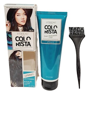 L'Oreal Paris #TEAL10 Colo Rista Semi-Permanent Color Hair Vegan 4 oz/118mL New