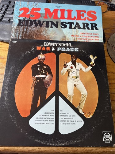 RARE LP VINYL ALBUM: Edwin Starr Lot War & Peace/ 25 Miles