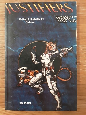 Justifiers RPG, By Gideon, Starchilde Publication 1988