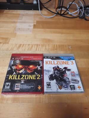 Killzone 2 & KillZone 3 Bundle Sony PlayStation 3 BOTH NEW & SEALED