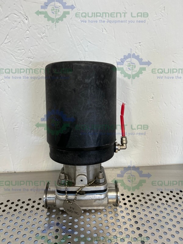 Itt Pureflo Ap1509 Stainless Steel Diaphragm Valve W/ 1 1/2" Sanitary Fit