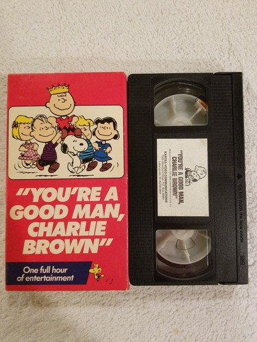 Peanuts Original Vintage You're A Good Man Charlie Brown VHS