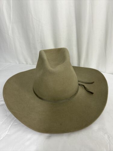 Stetson Cowboy Hat 4X Beaver Size 53 6 5/8 Tan Flaws | eBay Stetson Cowboy Hat 4X Beaver Size 53 6 5/8 Tan Flaws | eBay