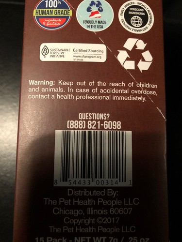 New! Licks - Zen - Calming Aid/ Anti Aggression For Dogs - 15 Use Liquid Packs