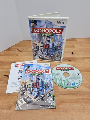 Monopoly Streets (Nintendo Wii, 2010) CIB Tested