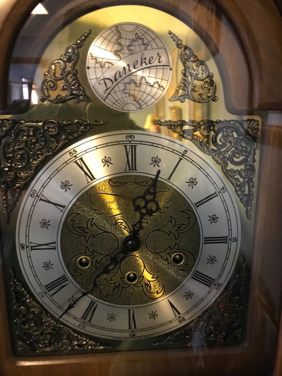 Vintage DANEKER Grandmother Clock “The York County” Excellent Westminster Chime