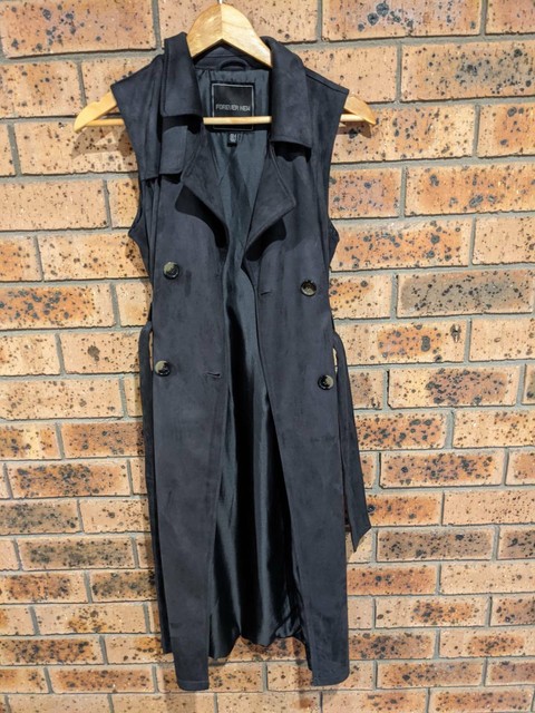 lambton wool coat black