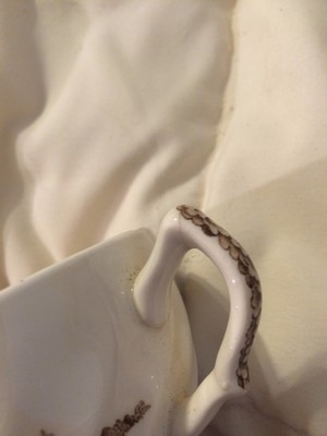 VINTAGE ENGLAND JOHNSON BROS THE OLD MILL FINE CHINA TEA CUP!