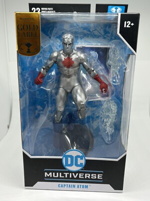 DC Multiverse Captain Atom New 52 Gold Label 7'' Figure Mcfarlane IN STOCK