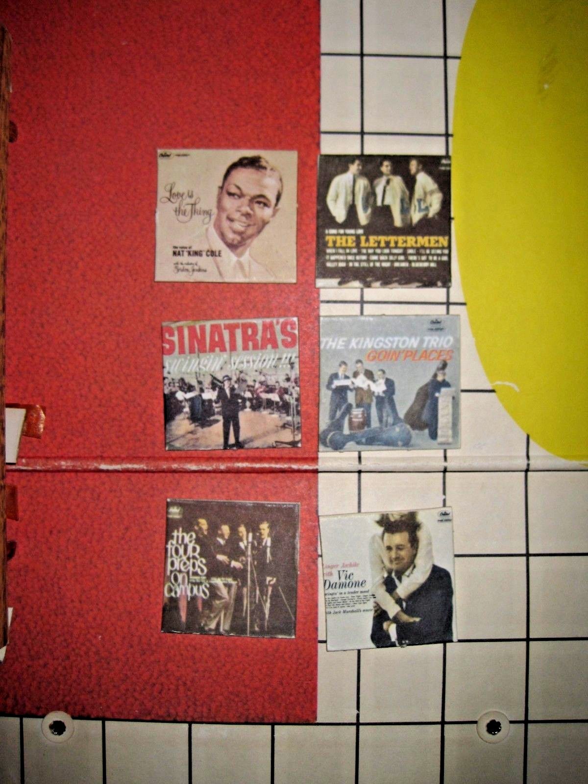 Vintage BARBIE DREAM HOUSE 1962 w/ Beatles Record Cardboard Mattel Inc Toymakers