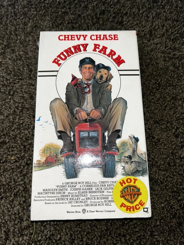 FUNNY FARM Chevy Chase VHS Video Cassette Tape SEALED Warner
