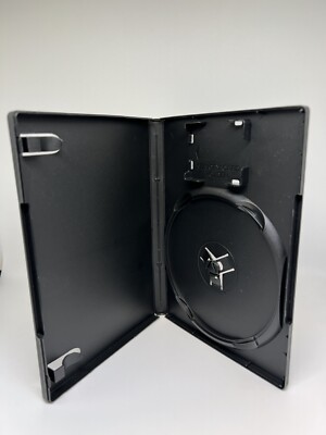 ONE SONY PLAYSTATION 2 REPLACEMENT GAME CASE, BLACK, MEMORY CARD HOLDER, PS2+MEM