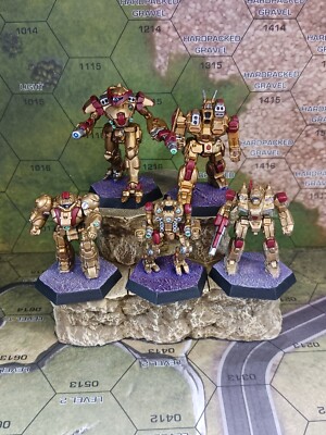 Catalyst Game Labs BattleTech Clan Goliath Scorpion Clan Striker Star Painted