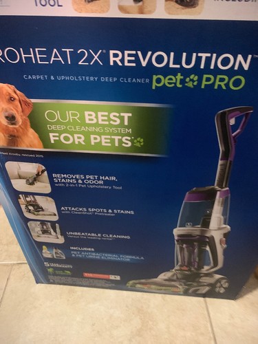 BISSELL ProHeat 2X Revolution Pet Pro Upright Deep Cleaner - Silver/purple 19863